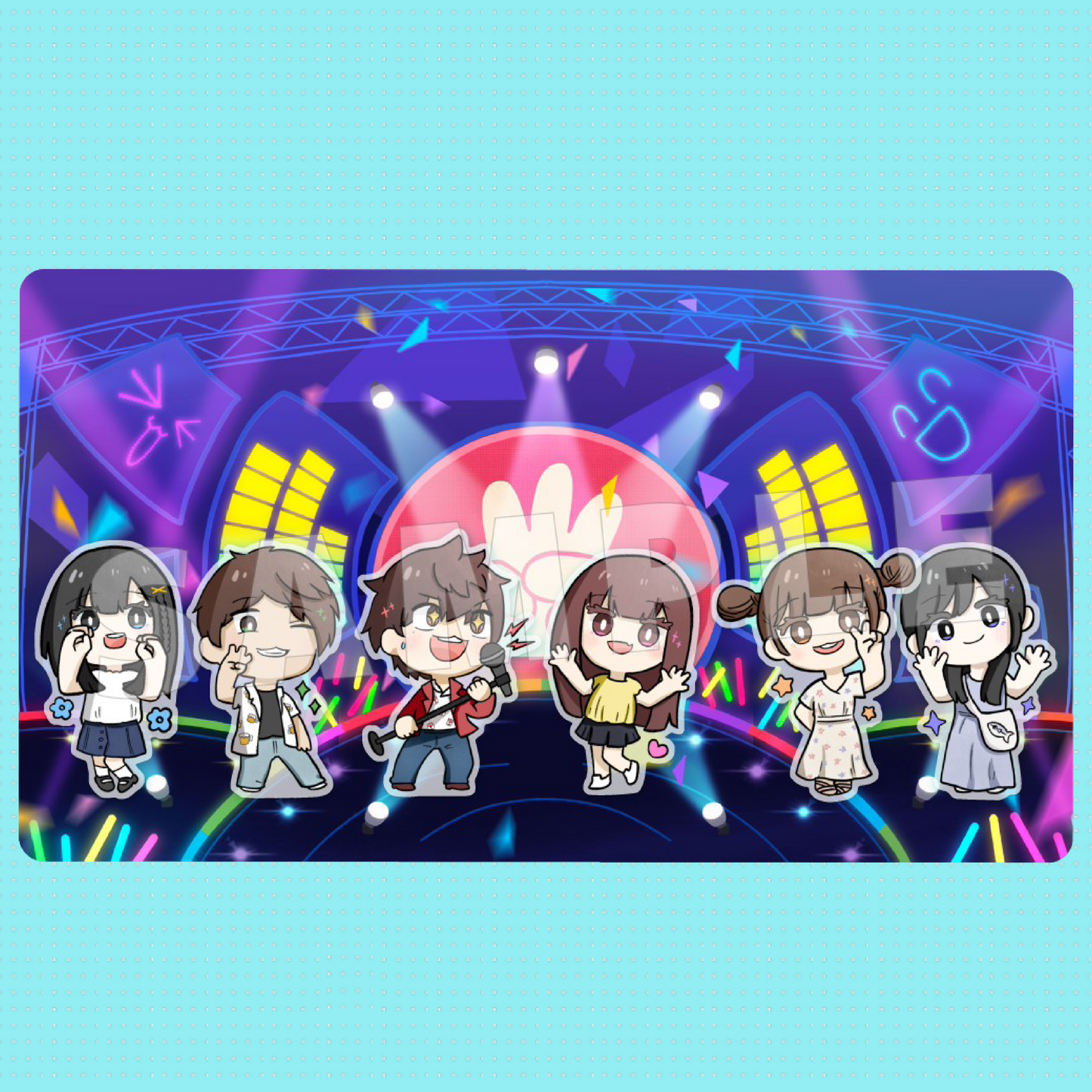 TEAM SANYUAN全套立牌套裝組6人アクリルスタンドセット